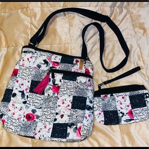 Donna Sharp Crossbody & wristlet